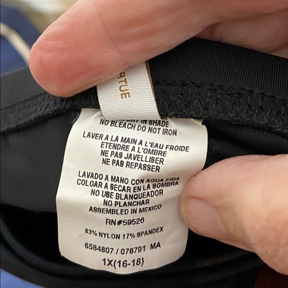 NWT BECCA Peyton High Waist Bikini Bottom Black - Picture 9 of 12